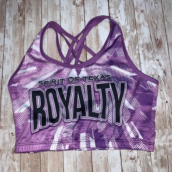 Varsity Other - Spirit of Texas Royalty Sports Bra